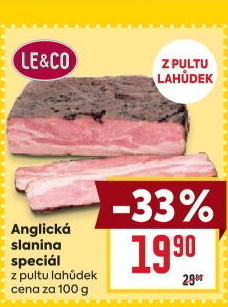 Anglická slanina speciál LE&amp