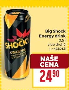 Energetický nápoj Big Shock