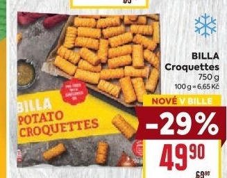 Krokety mražené Billa