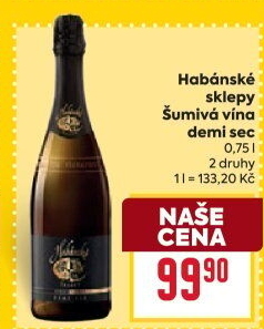 Sekt Demi Sec Habánské sklepy