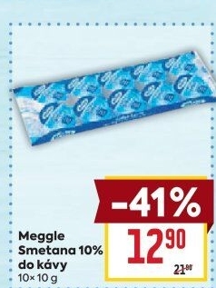 Smetánky do kávy Meggle