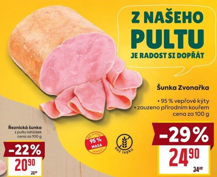 Šunka Zvonařka nejvyšší jakosti