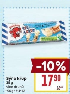 Sýr a křup Veselá kráva