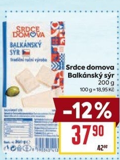 Sýr balkánský Srdce Domova