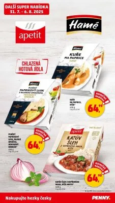 akční leták Penny Market 31.7.2025-6.8.2025