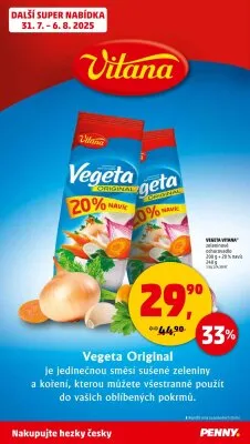 akční leták Penny Market 31.7.2025-6.8.2025