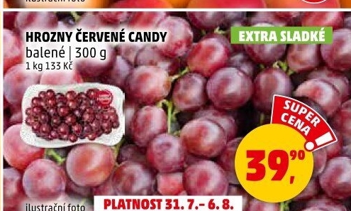 Hrozny červené