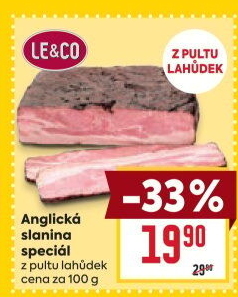 Anglická slanina speciál LE&amp