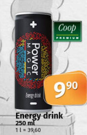 Energetický nápoj Coop Premium