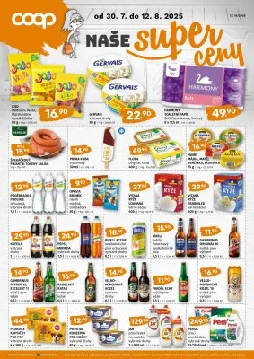 akční leták COOP 30.7.2025-12.8.2025