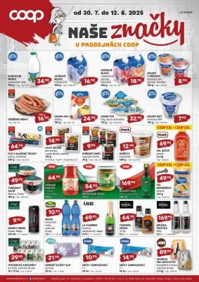 akční leták COOP 30.7.2025-12.8.2025