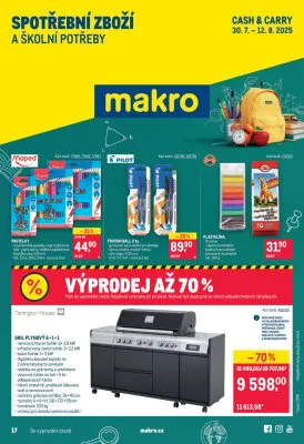 akční leták Makro 30.7.2025-12.8.2025