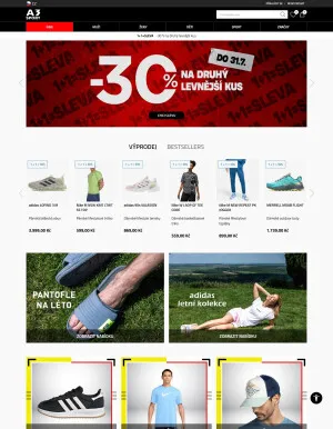 akční leták A3 SPORT 30.7.2025-5.8.2025