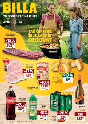 akční leták BILLA 30.7.2025-19.8.2025