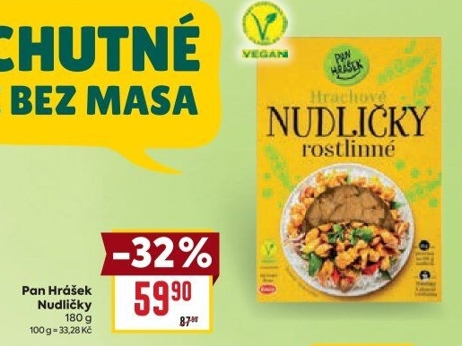 Hrachové nudličky Pan Hrášek Emco