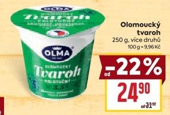 Tvaroh Olomoucký Olma