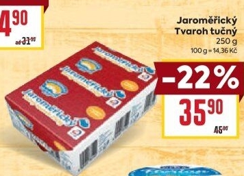 Tvaroh tučný Jaroměřický