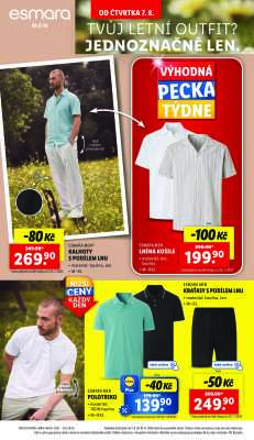 akční leták Lidl 7.8.2025-10.8.2025