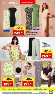 akční leták Lidl 7.8.2025-10.8.2025