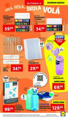 akční leták Lidl 7.8.2025-10.8.2025