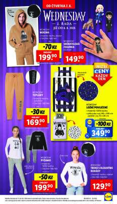 akční leták Lidl 7.8.2025-10.8.2025