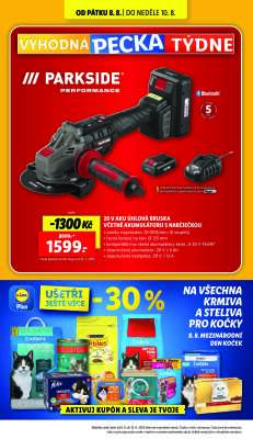 akční leták Lidl 7.8.2025-10.8.2025