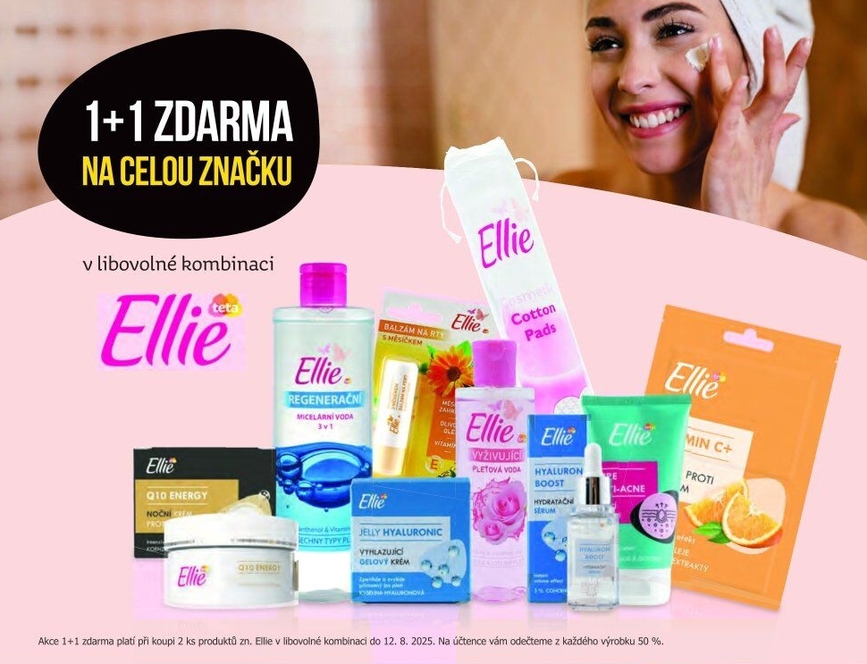 1+1 zdarma na celou značku Ellie
