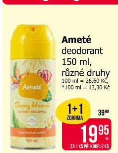 Deodorant sprej Ameté
