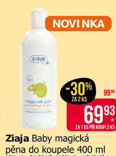 Dětská pěna do koupele Ziaja Baby
