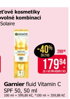 Fluid pleťový Vitamin C SPF 50+ Garnier