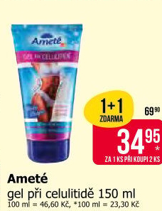 Gel při celulitidě Ameté