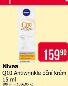 Krém oční proti vráskám Q10 Power Nivea