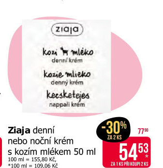 Krém pleťový kozí Ziaja