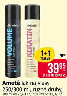 Lak na vlasy Ameté