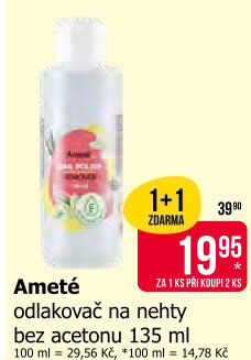 Odlakovač na nehty Ameté