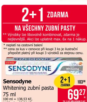 Pasta na zuby Whitening Sensodyne