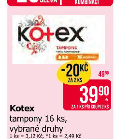 Tampony Kotex
