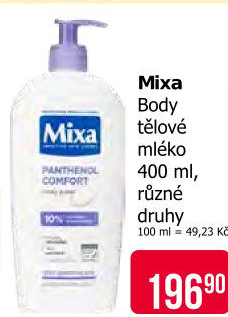 Tělové mléko Mixa