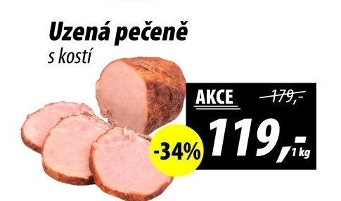 Uzená pečeně s kostí