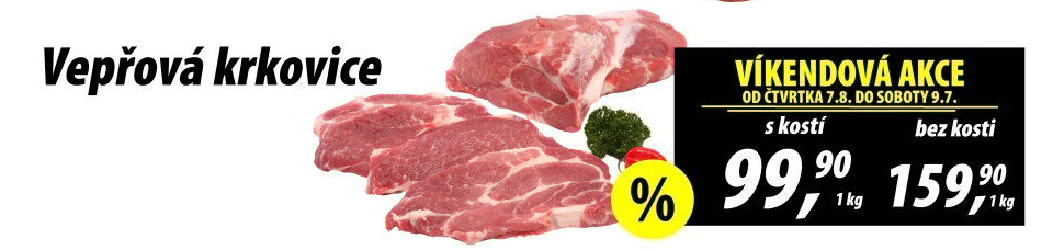 Vepřová krkovice s kostí