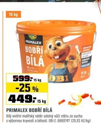 Primalex BobříBílá