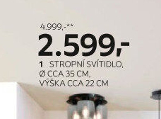 STROPNÍ SVÍTIDLO