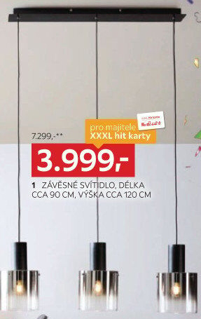 ZÁVĚSNÉ SVÍTIDLO