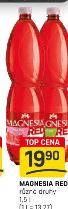 Minerální voda Magnesia Red