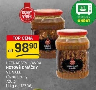 Omáčky hotové Dobrý výběr