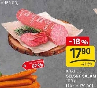 Salám selský Krahulík