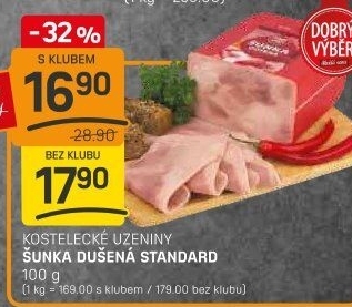Šunka dušená standard Dobrý Výběr