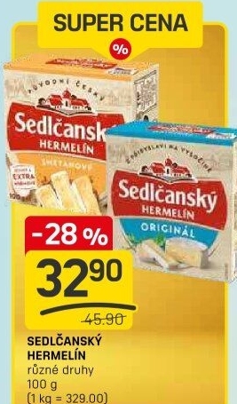 Sýr Hermelín Sedlčanský