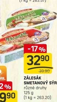 Sýr termizovaný Zálesák