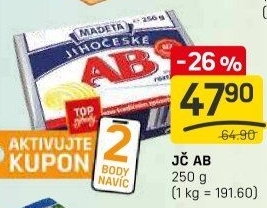 Tuk Jihočeské AB Madeta
